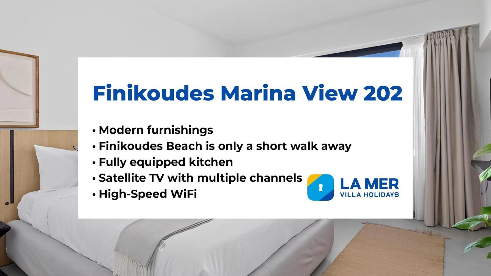 アパート ラルナカFinikoudes Marina View 202アパートメント